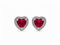 Pendientes Ultima Edizione Mujer Colore in Plata OAO7188-ROSSO